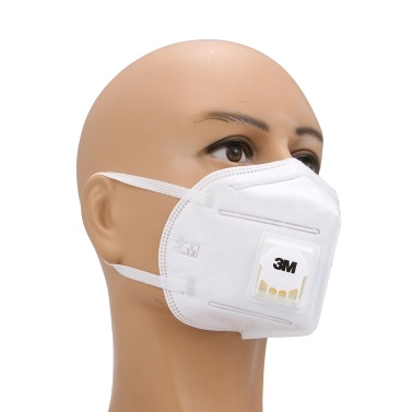 3M 9551V KN95 Particulate Respirator Protective Masks Safety Mask with Valve Face Mouth Mask for Outdoor Activities