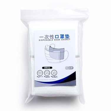 100pcs Disposable Face Masks Replacement Filtering Pad Breathable Mask Gasket Skin Friendly Respiring Mat